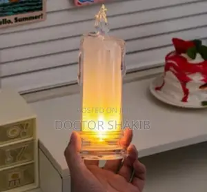 1pc Battery Operated Led Flameless Candle