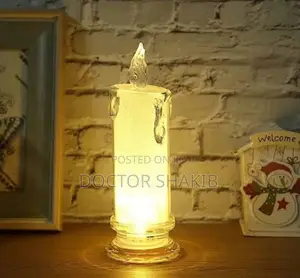 1pc Battery Operated Led Flameless Candle