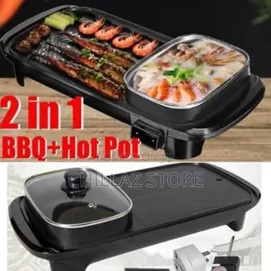 Electric 2 In 1 BBQ Grill