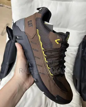 Original Brown Casual CAT Leather Sneakers