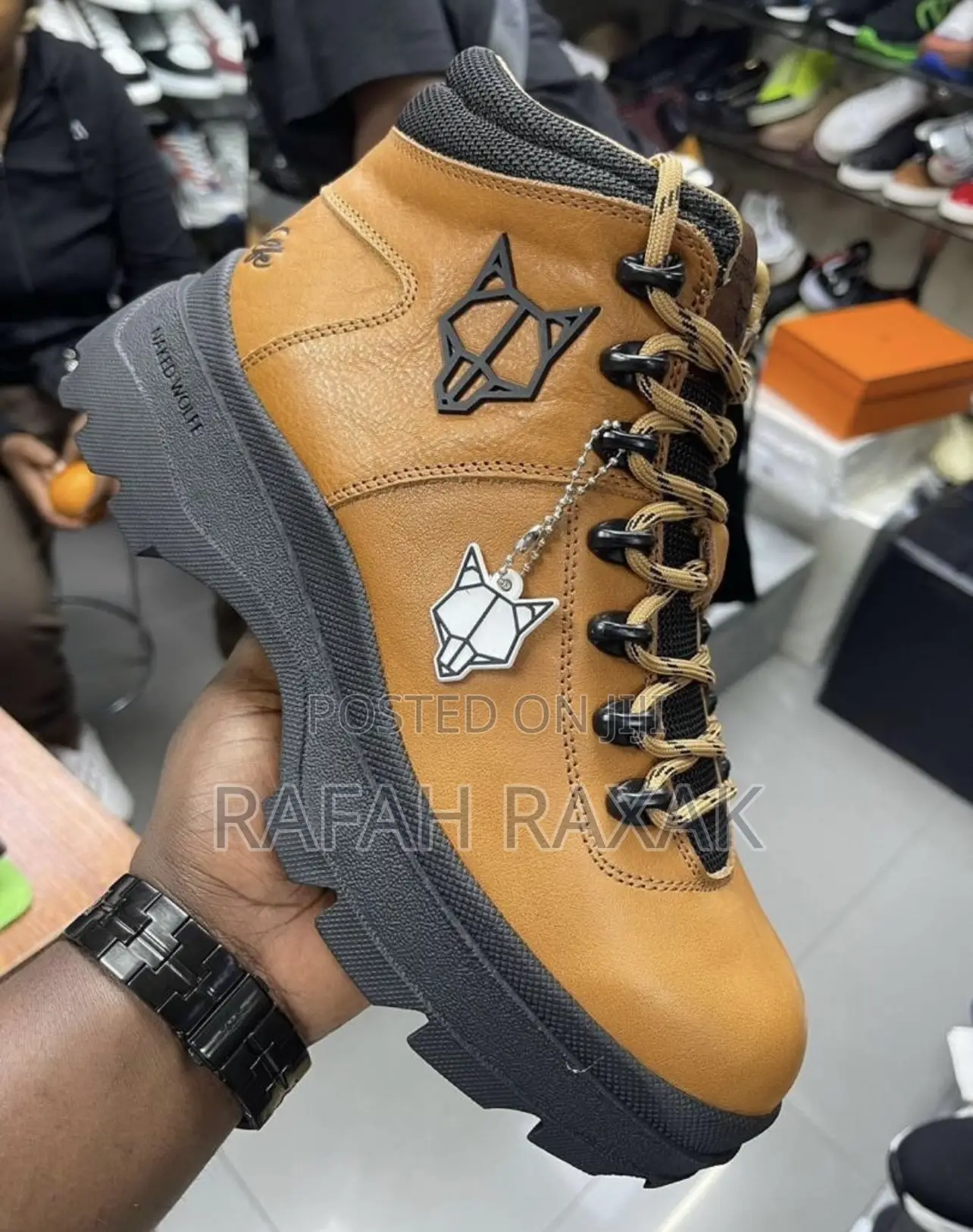 Original Leather High Top Luxury Naked Wolfe Ankle Boot