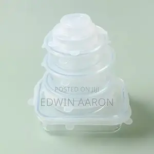 6 PCS Reusable Silicone Food Covers