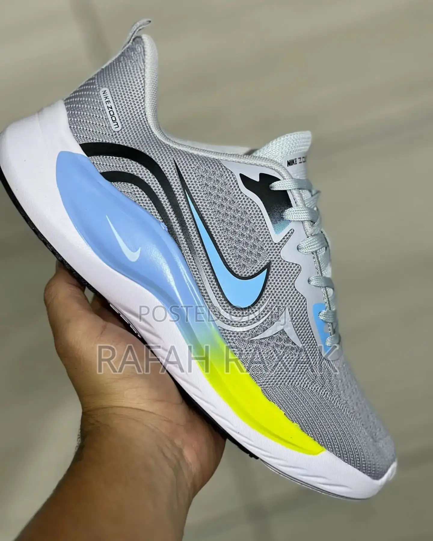 Original Grey Nike Zoom Light Running Sneakers