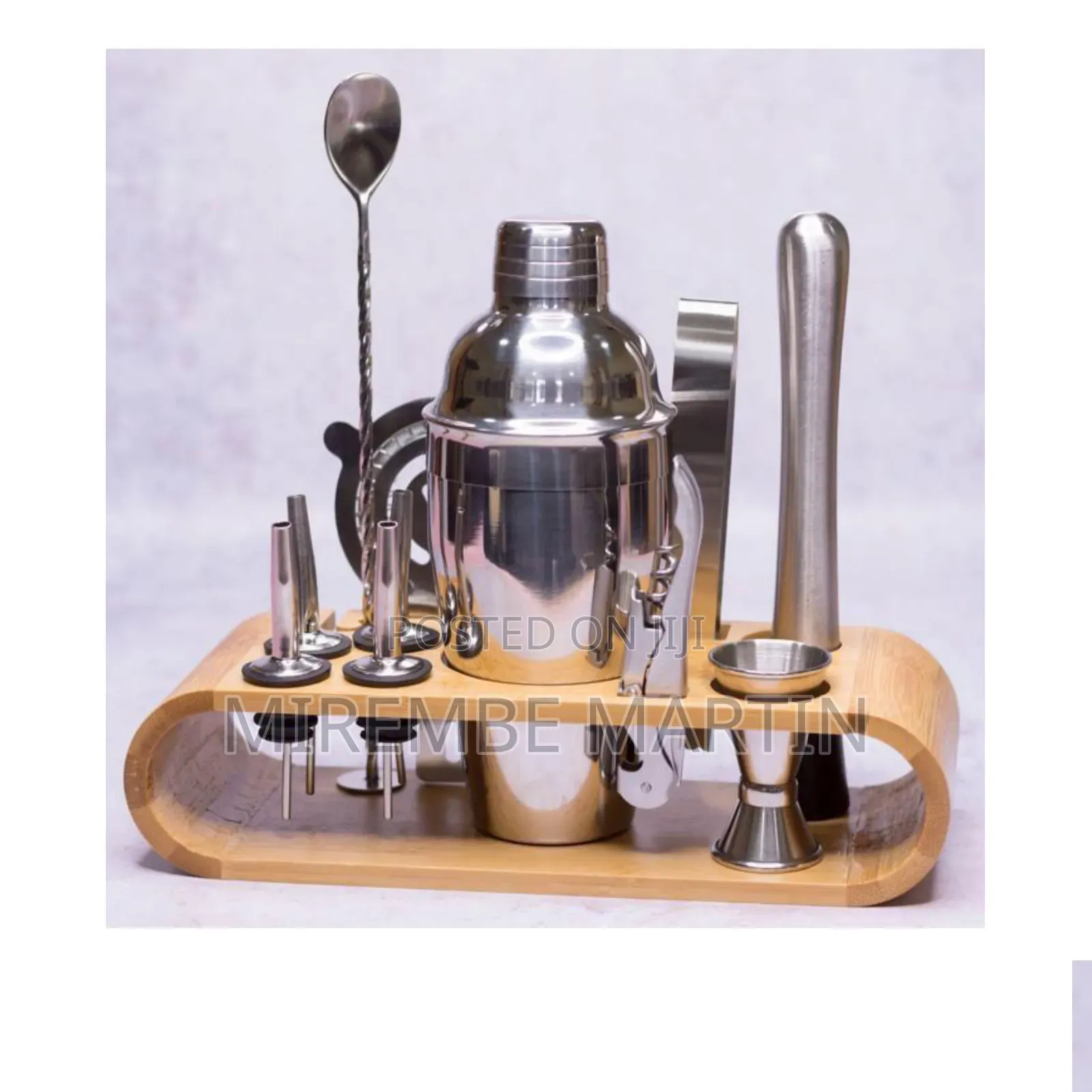12pcs Stainless Cocktail Shaker Set.