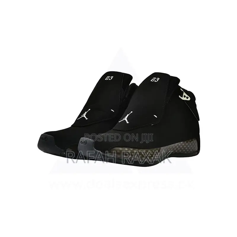 Original Triple Black Air Jordan 18 Retro Sneaker