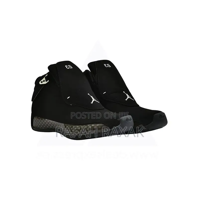Original Triple Black Air Jordan 18 Retro Sneaker