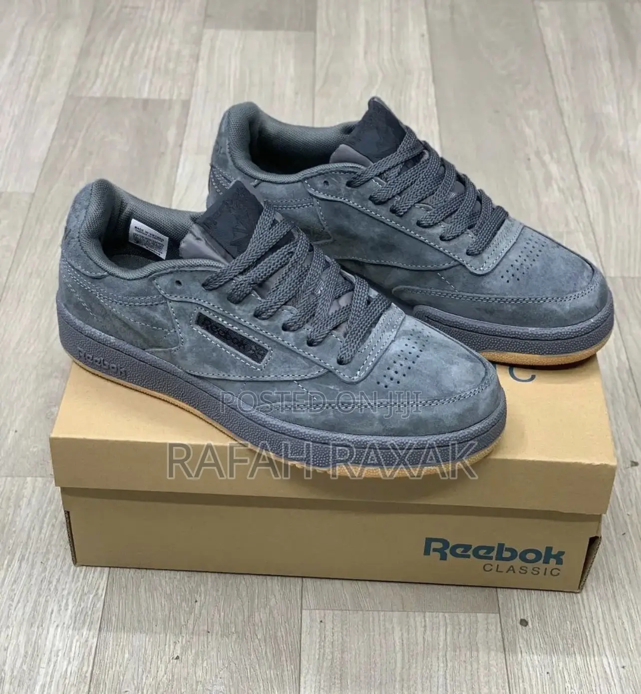 Original Grey Suede Reebok El-Classico Sneaker