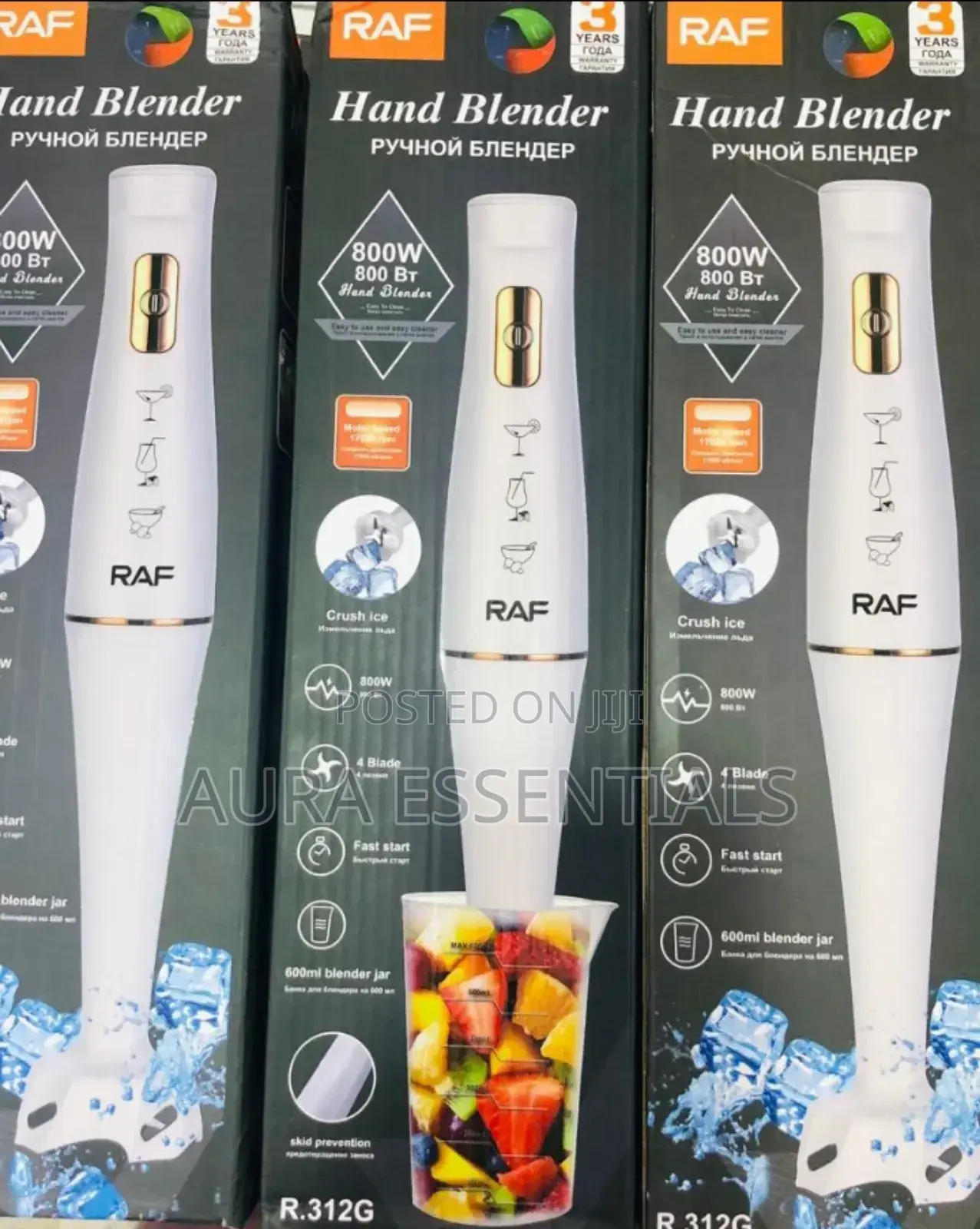 High Quality RAF Electric Hand Blender 800w