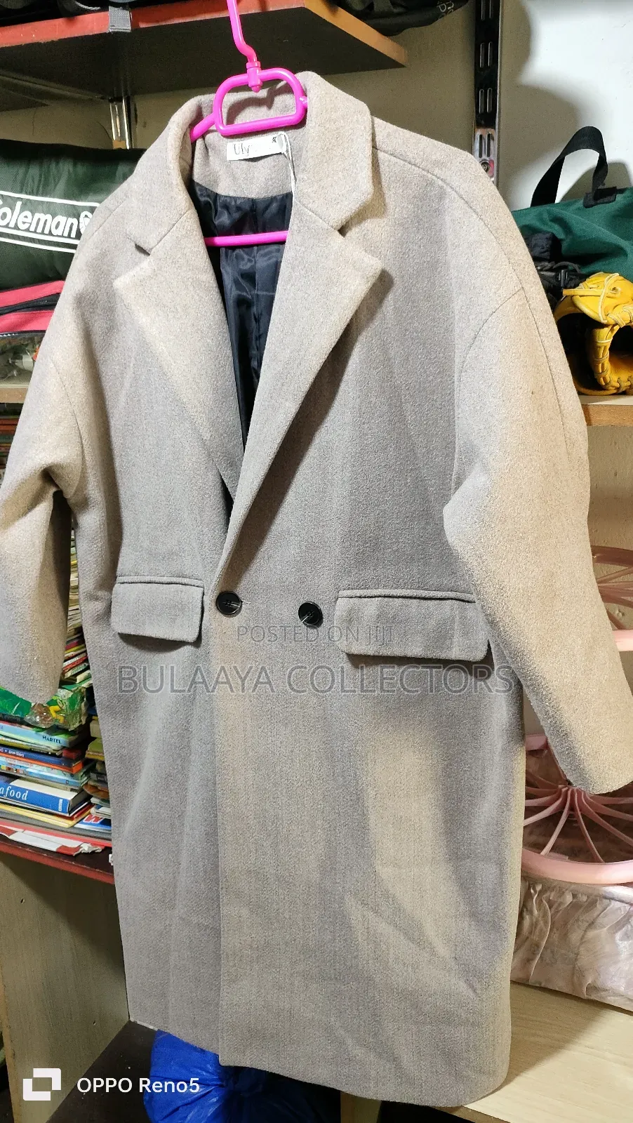 Ulysses Three-Quarter Length Wool Blend Coat Japan Imported