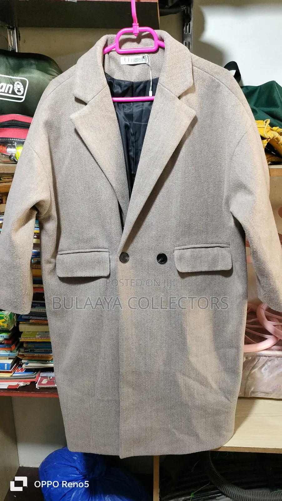 Ulysses Three-Quarter Length Wool Blend Coat Japan Imported