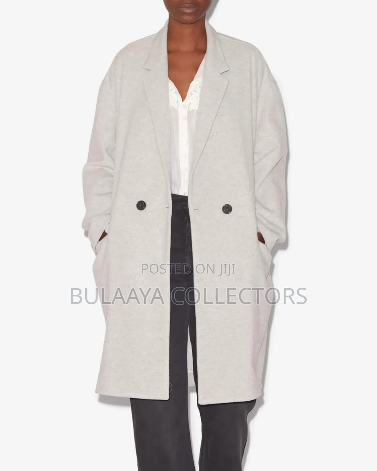 Ulysses Three-Quarter Length Wool Blend Coat Japan Imported
