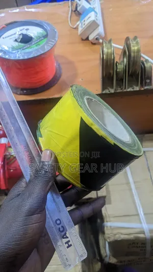 Yellow Black Caution Tape 300m