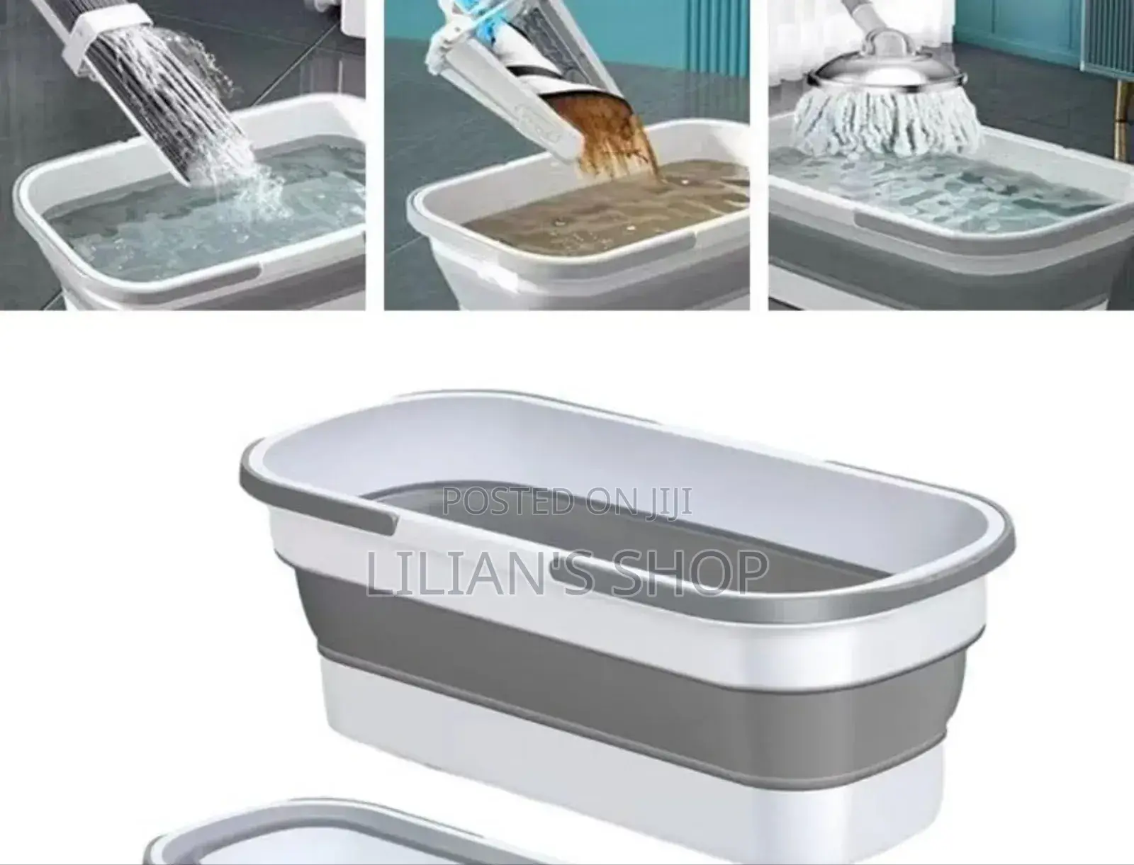 Plastic Collapsible Mop Basin
