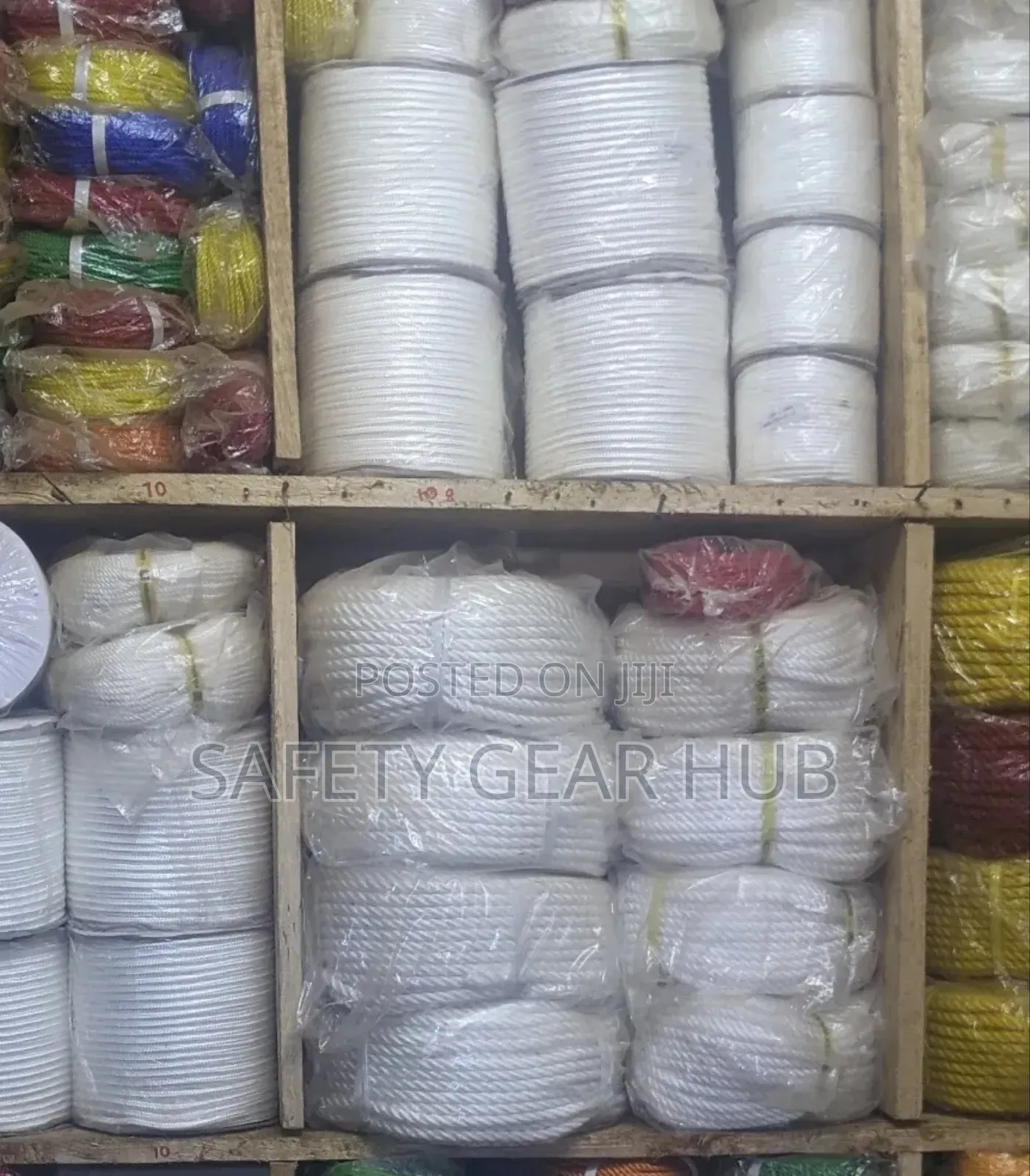 White Cotton Ropes (4mm)100m Roll