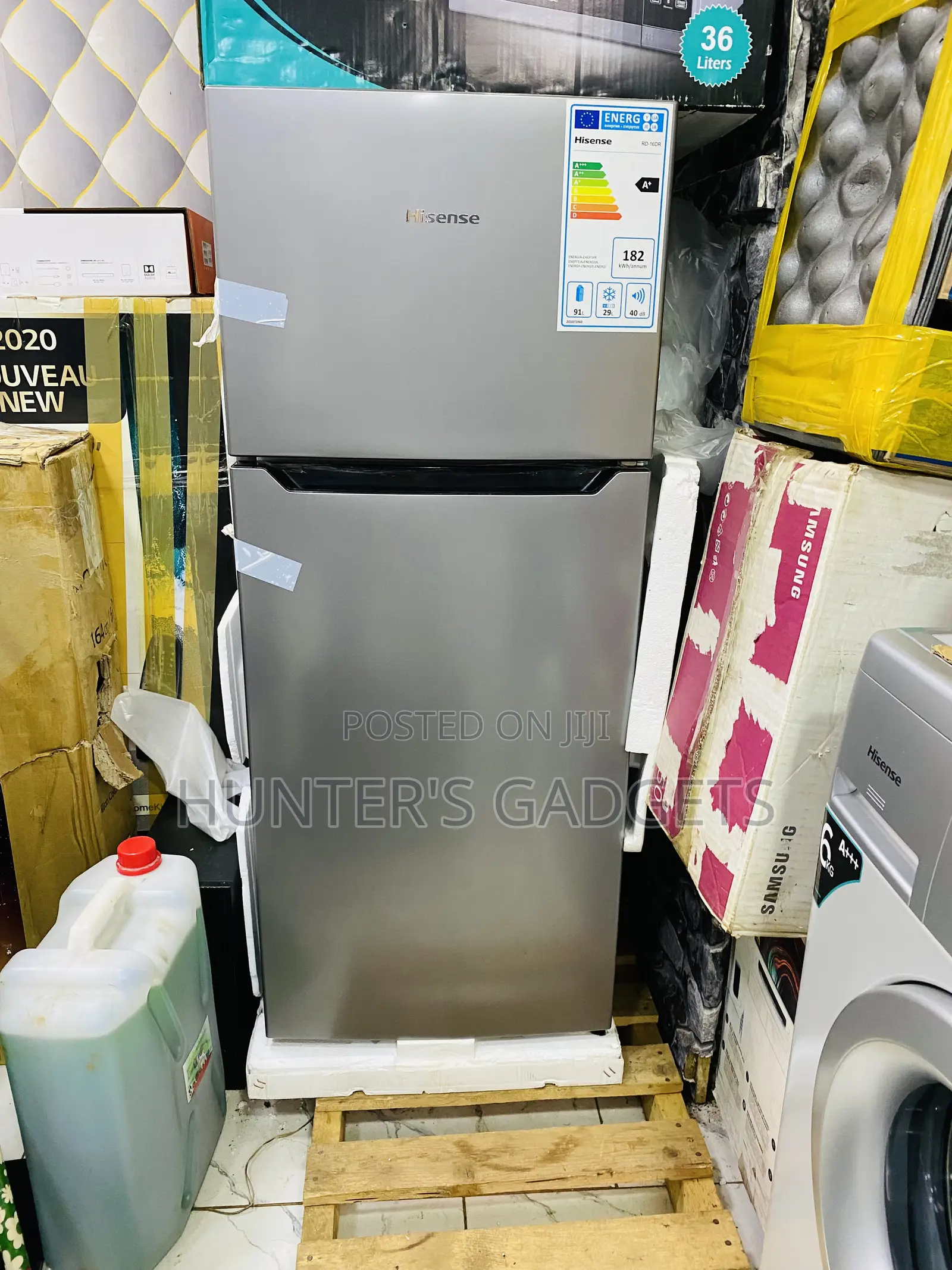 Hisense 160 Liters Brand New Double Door Refrigerator
