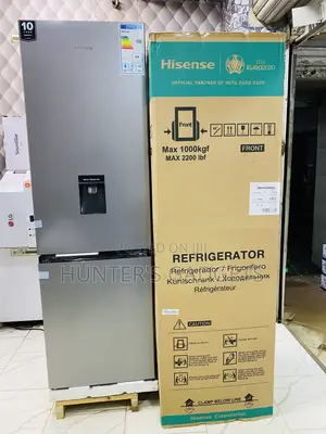 341 Litres Hisense Double Door Wiz Water Dispenser Brand New