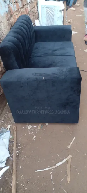 Comfort Black 2 Seater Sofa Seat