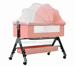 Multifunctional Adjustable Folding Bed Crib