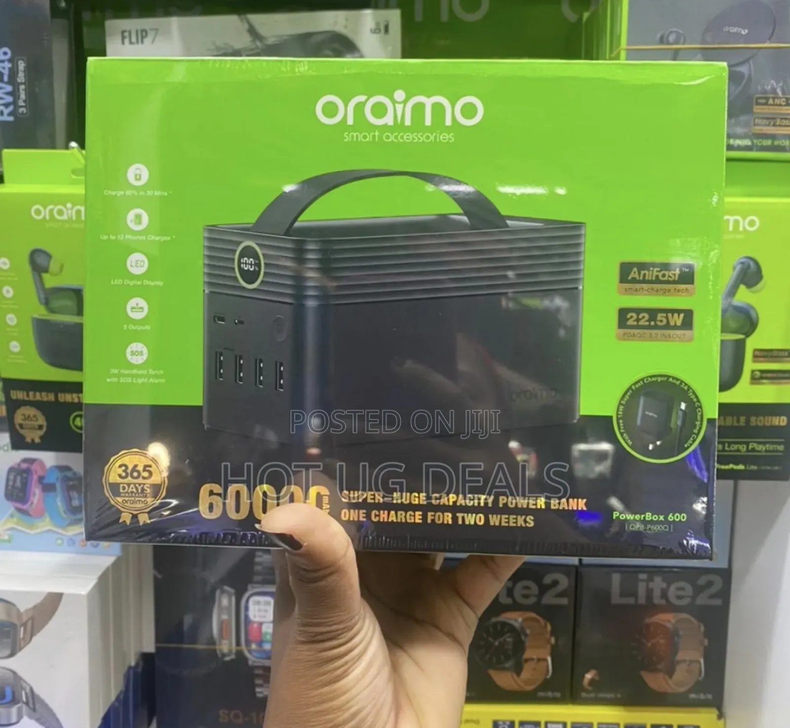 Oraimo 60000 Power Bank - Black