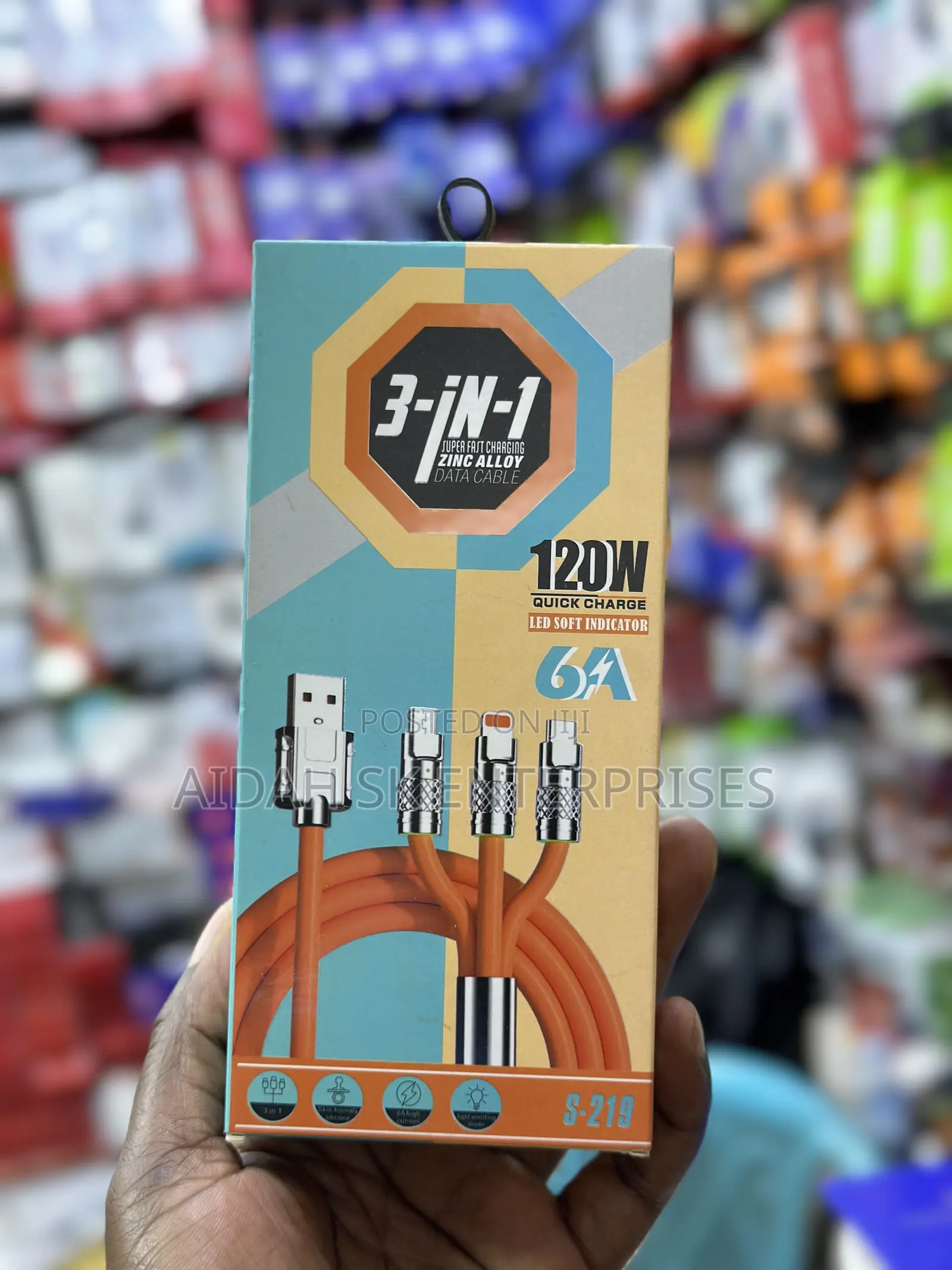 3 in 1 Super Fast Chsrging Cable