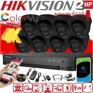 8 Channel Color Vu CCTV Camera 20m Distance at HIK VISION
