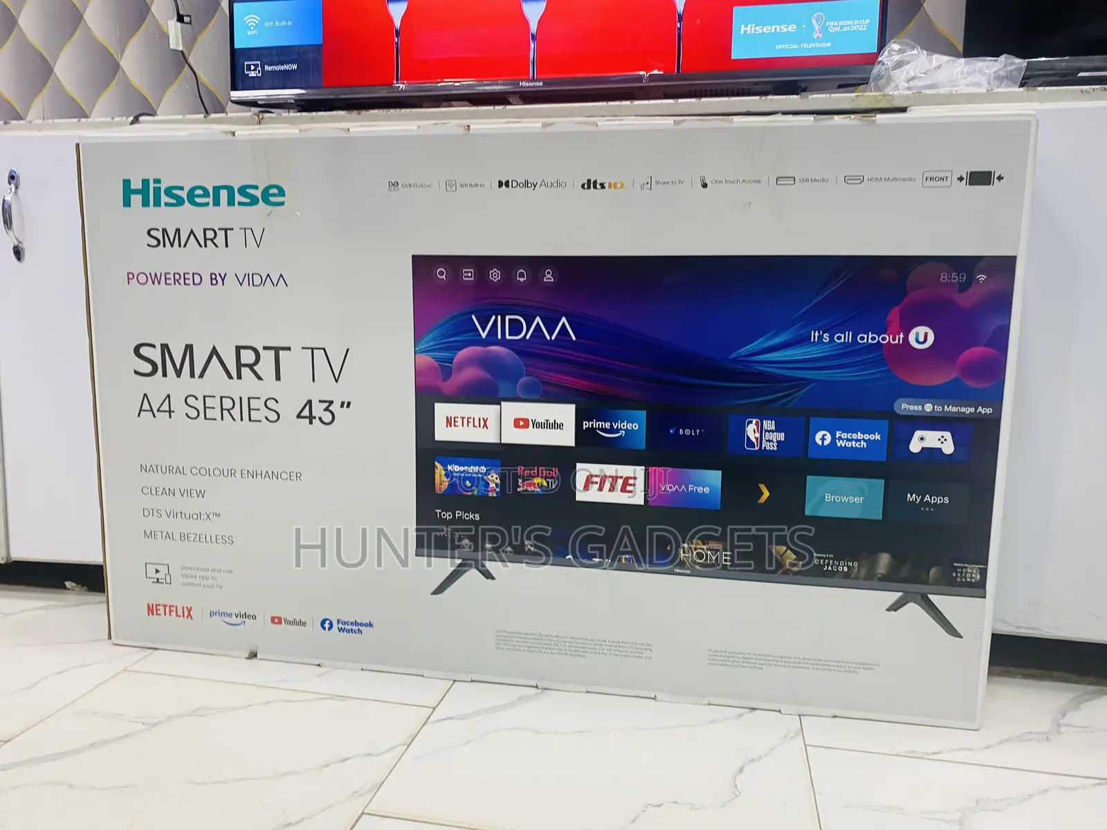 Hisense 43 Inch Smart A4 Series Frameless Digital Tv