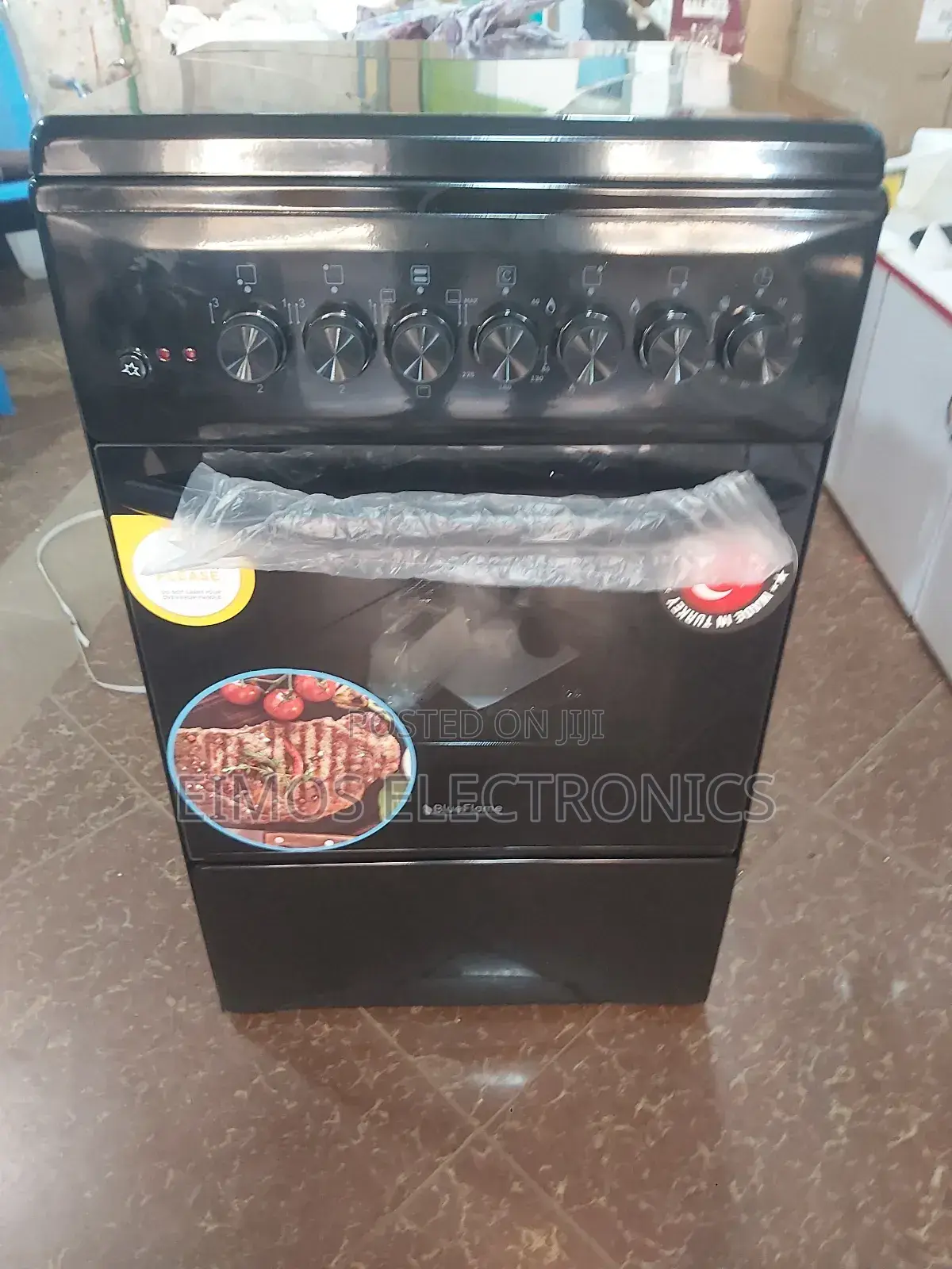 2+2 Gas Cooker Blue Frame