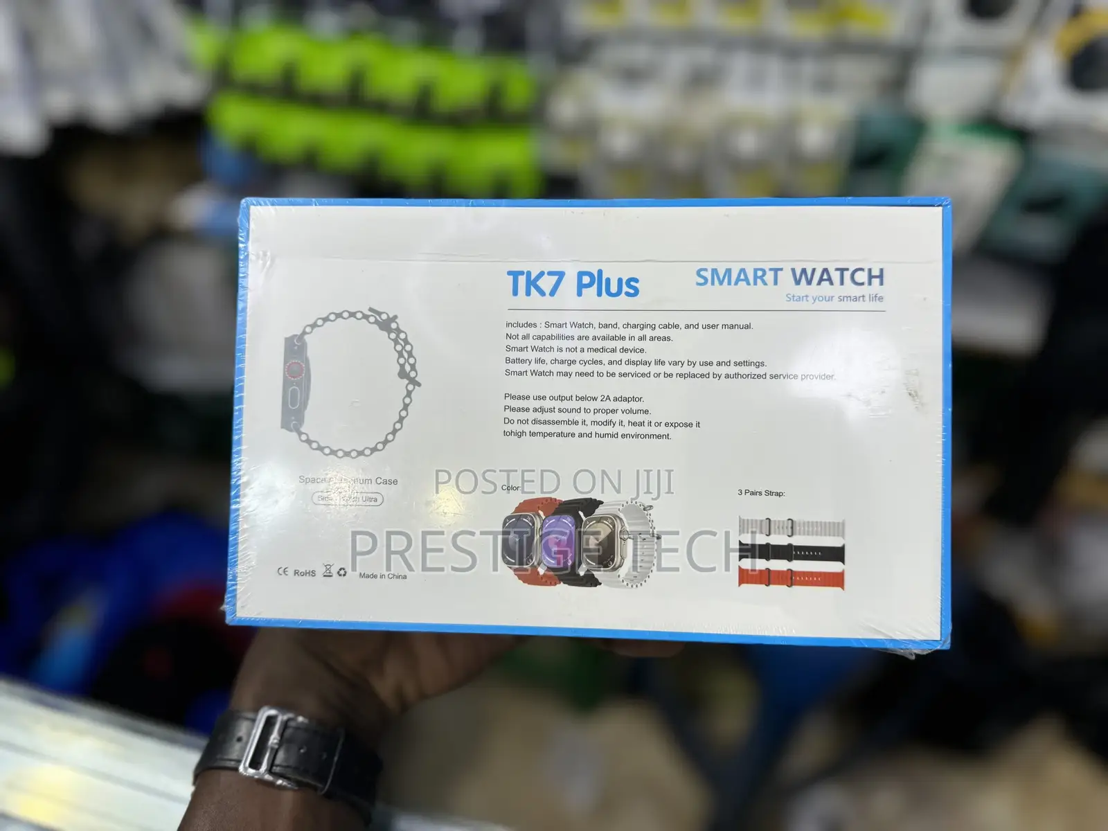 TK7 Plus 5G Amoled Smartwatch With Simcard (64GB 4GB RAM)