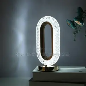 Crystal LED Table Lamp Brightness Color-Changing Touch