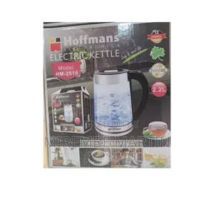 Hoffmans Electric Glass Kettle With Led Blue Light.