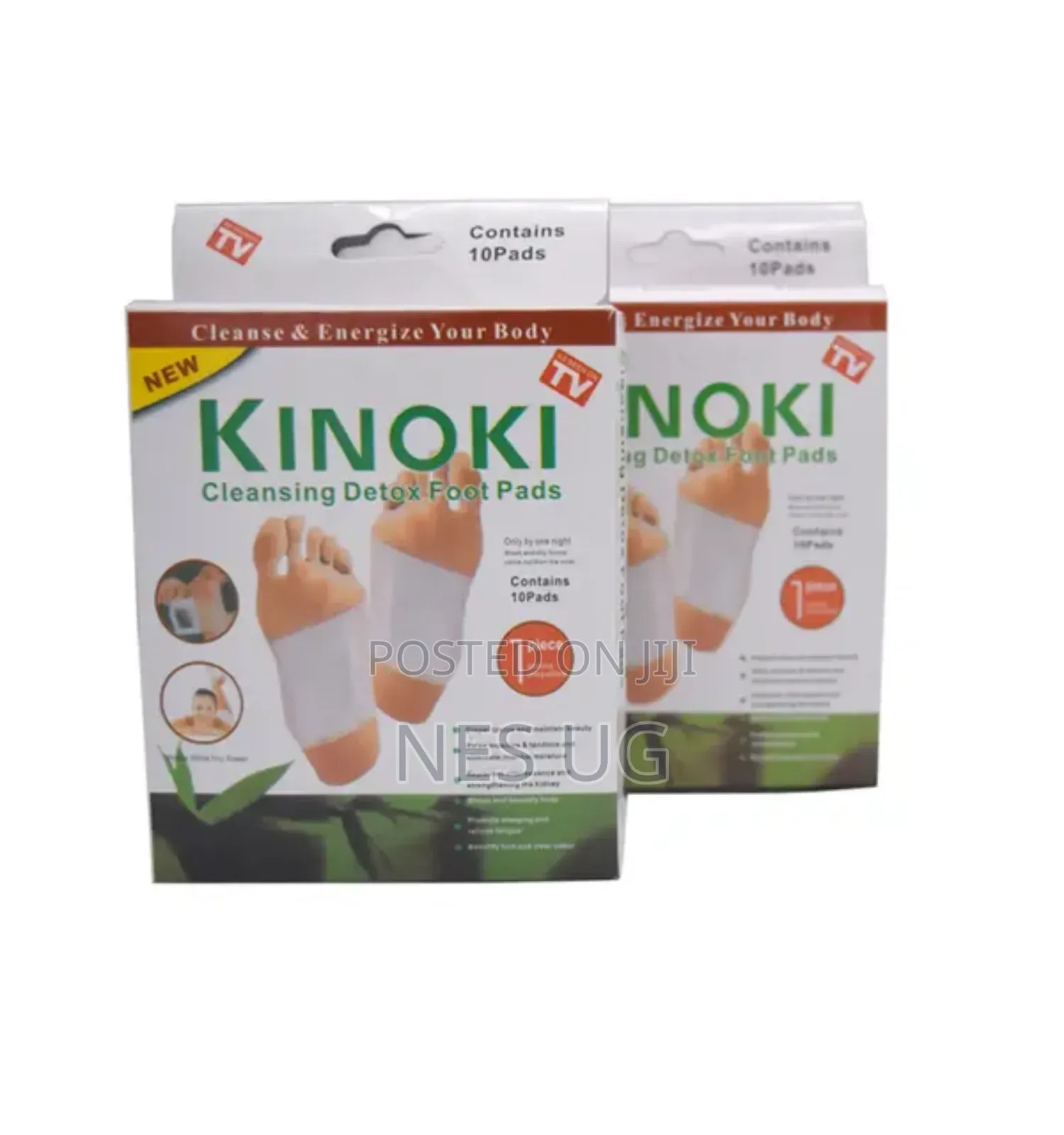Kinoki Detox Foot Pads for Detoxification 10 Pads