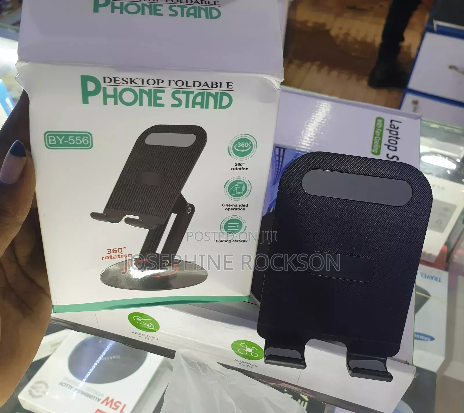 Foldable Phone Stand / Desktop and Phone Stand Holder