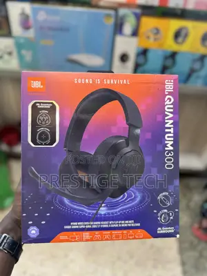 JBL Quantum 300 Hybrid Wired Over Ear Headphones