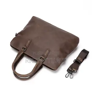 Vintage Charm Office Zipper Leather Tote Handbag Purses