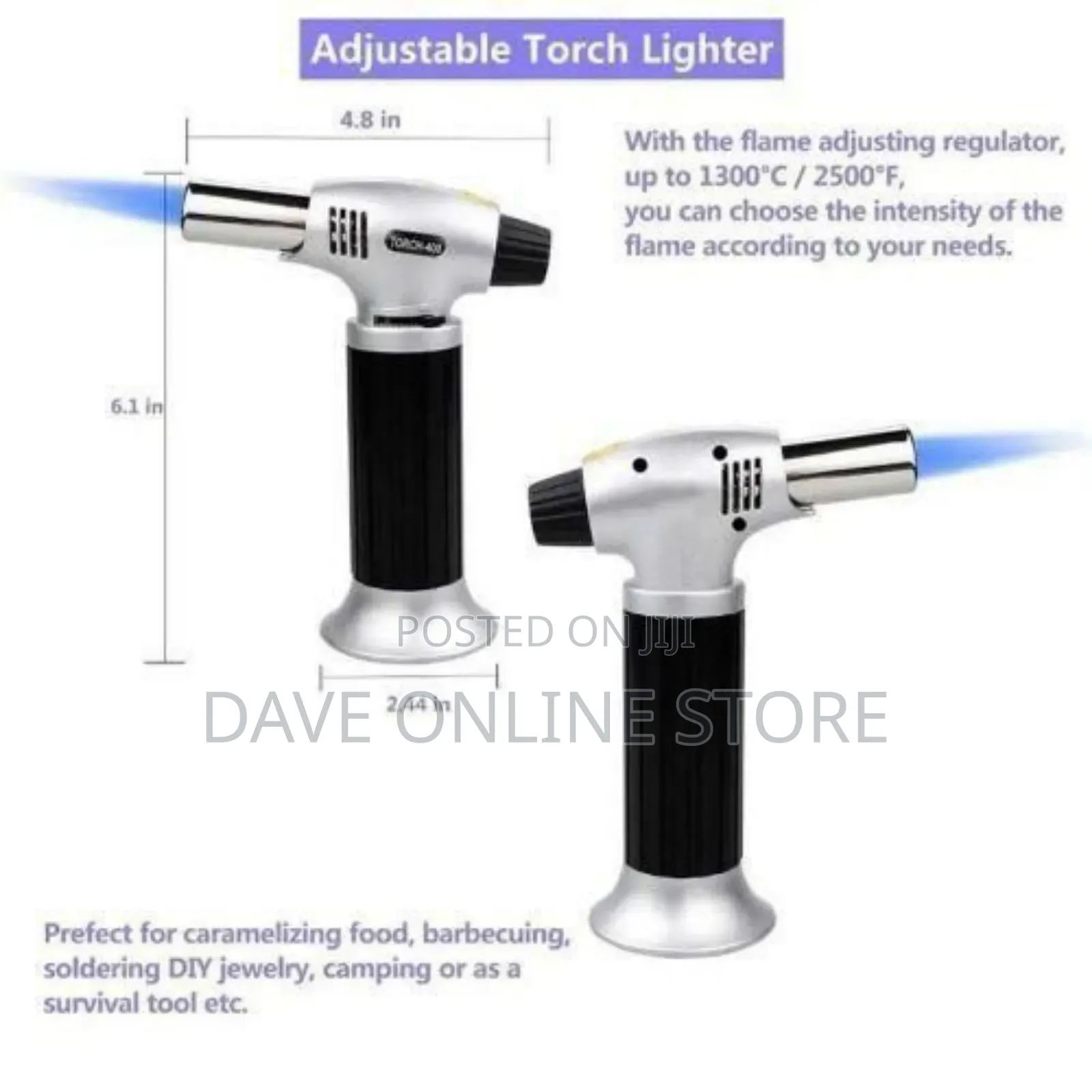 Multi Functional Torch Portable Culinary Torch Lighter /