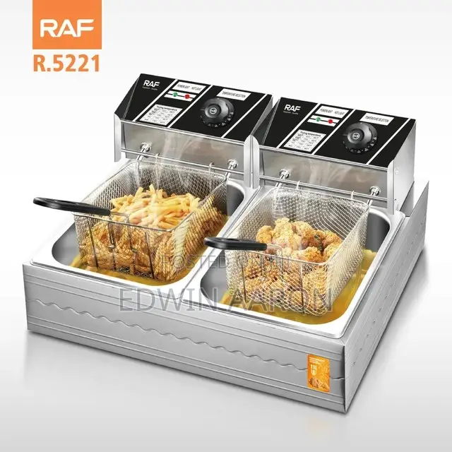 Raf Electric Deep Fryer (5.5l + 5.5l)