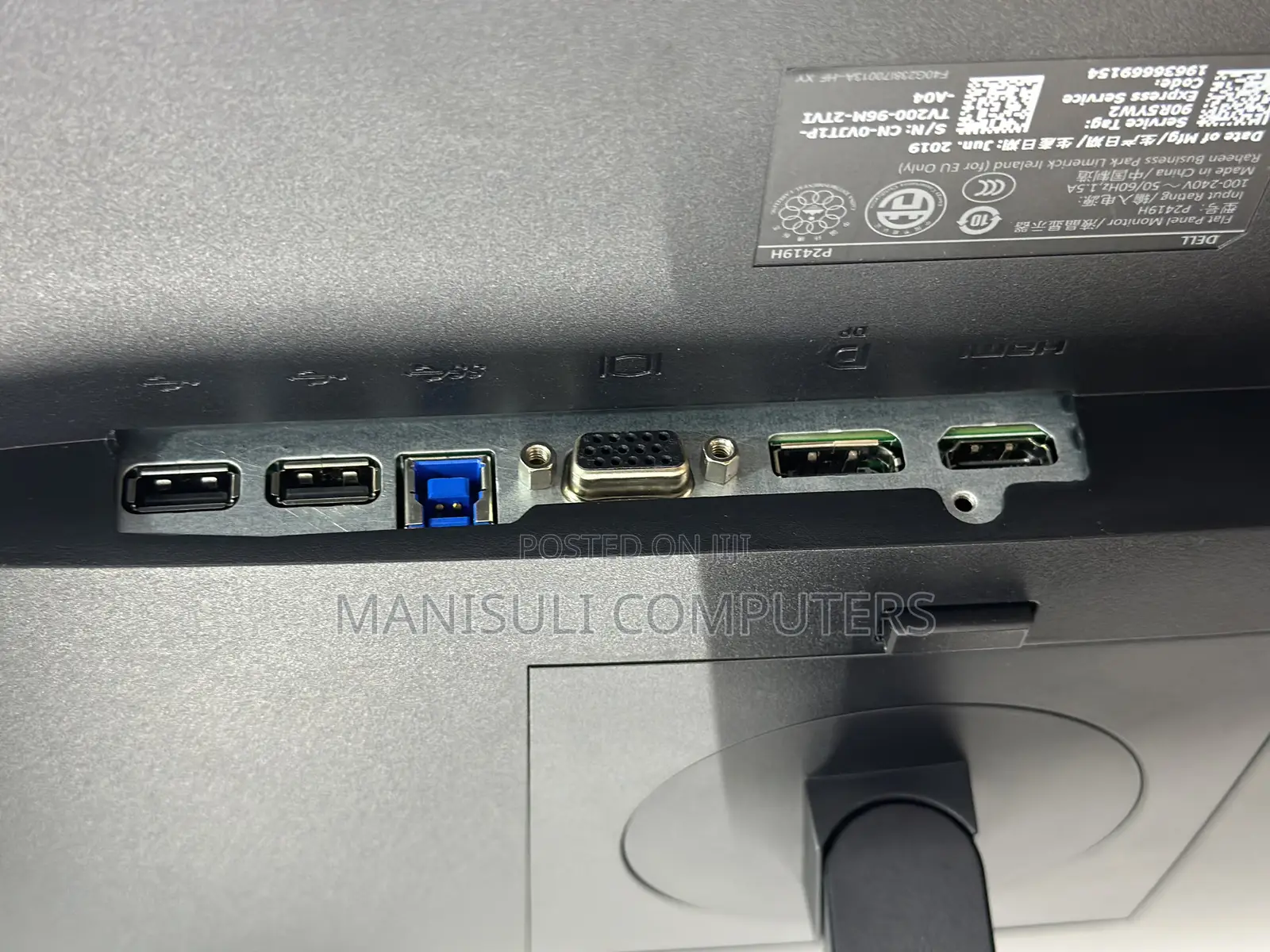 Monitor Dell 22.9 Inch Screen Ips VGA, HDMI, USB 3.0, DP