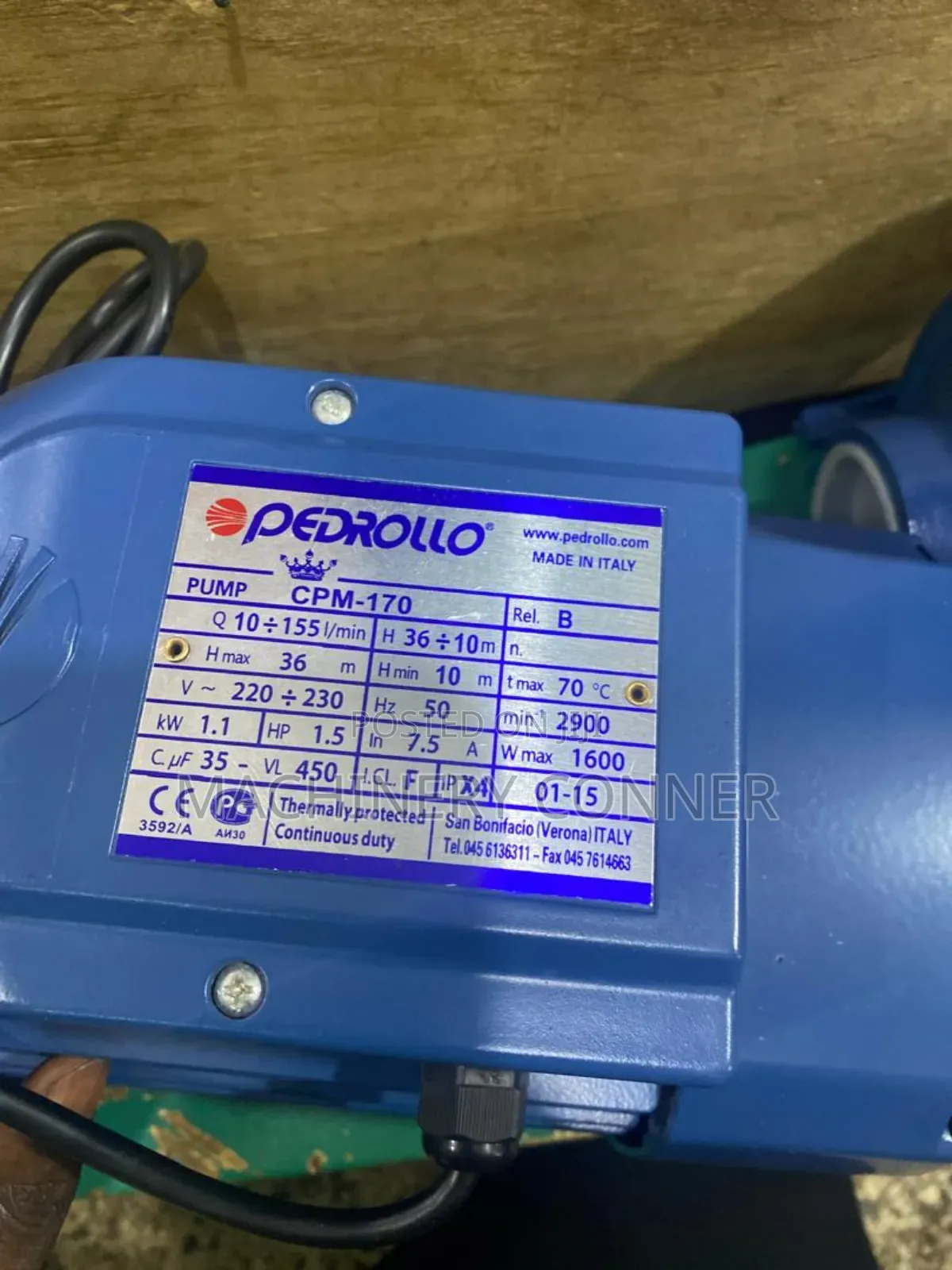 Pedrollo 36m Surface Water Pump