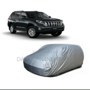 1pc Car Cover Waterproof for Land Cruiser Grey