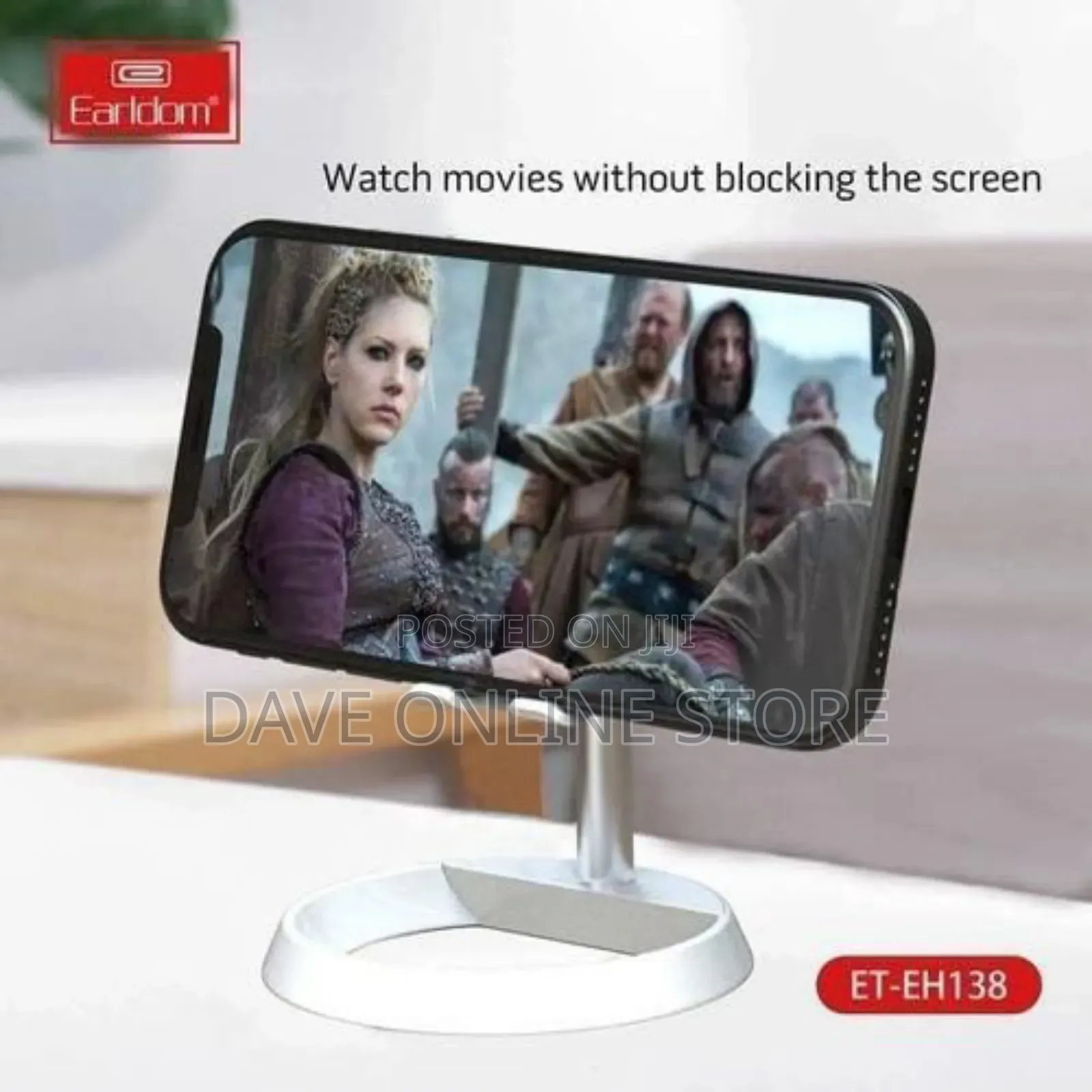Earldom Universal Desktop Phone Holder for Phones Tablets