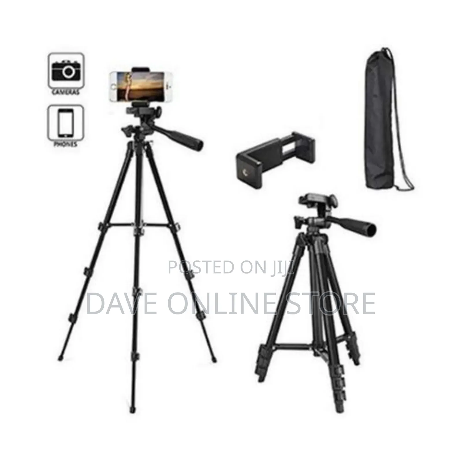 Professional Foldable Heavy Duty Phone and Camera Tripod