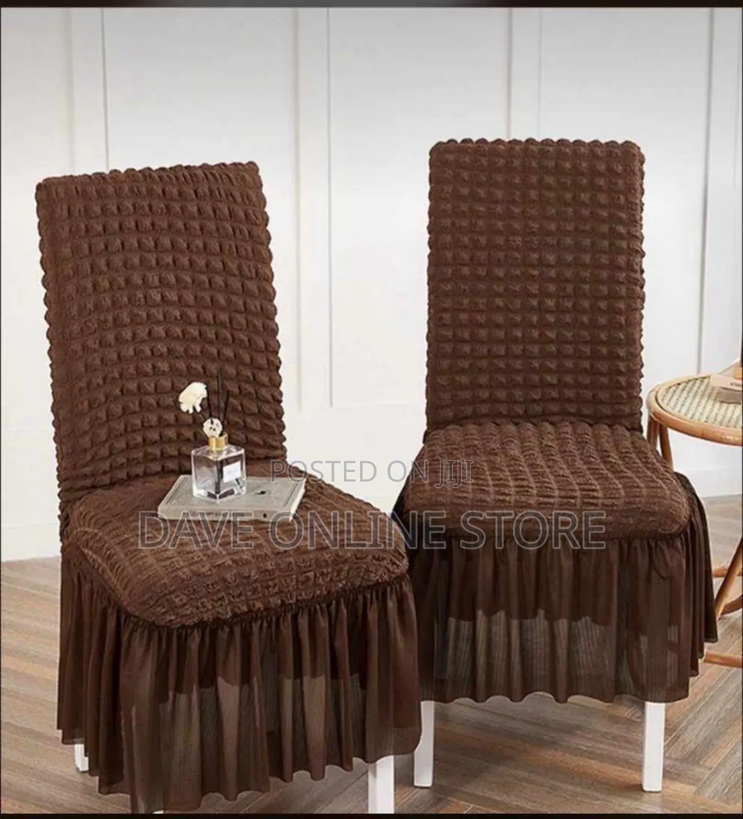 6 Seater Elastic Dining Chair Covers