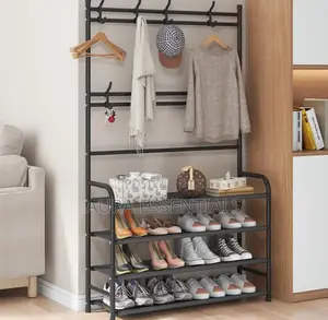 Multifunctional 2 in 1 Hallway Shoe Rack Stand