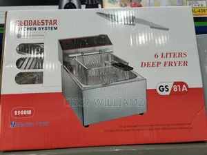 6l Commercial Deep Fryer-Silver/6l Deep Fryer 6l