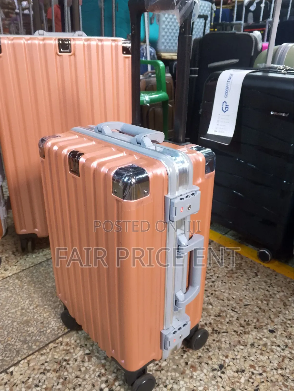 Vip Plastic Suitcases. Small.( Orange)