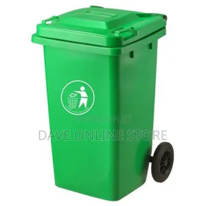 Outdoor 120L Household Waste Bin- Green
