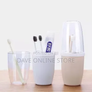 Portable Toothpaste Toothbrush Holder Bathroom Organizer