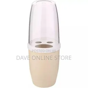 Portable Toothpaste Toothbrush Holder Bathroom Organizer