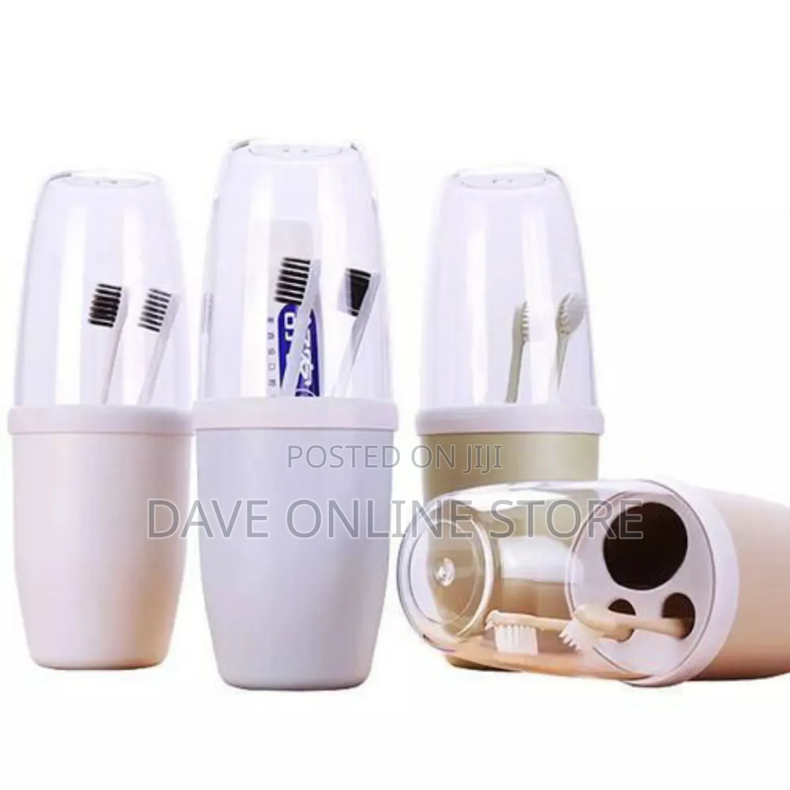 Portable Toothpaste Toothbrush Holder Bathroom Organizer
