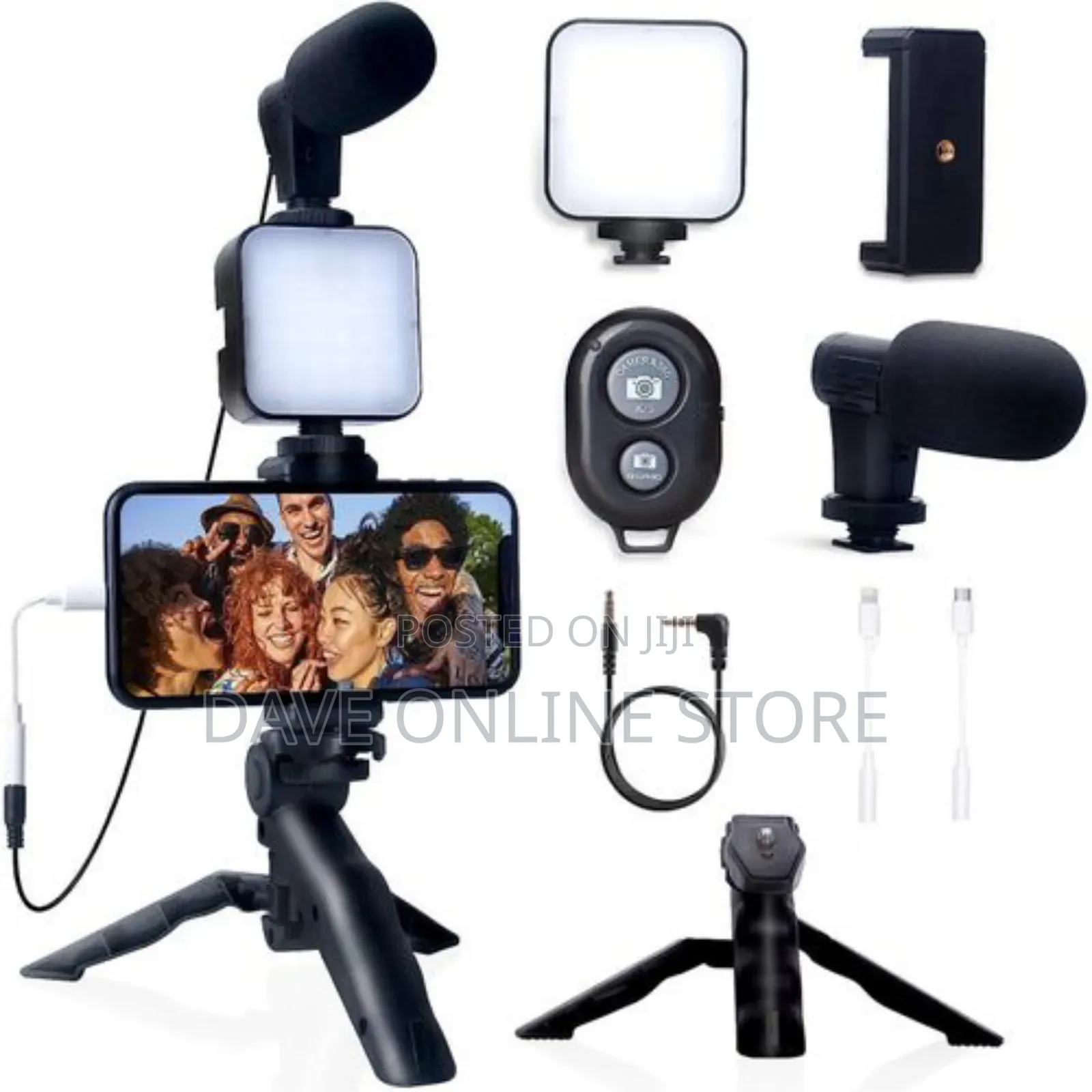 Vlogging Kit With Tripod Mini Microphone Starter Vlog Kit